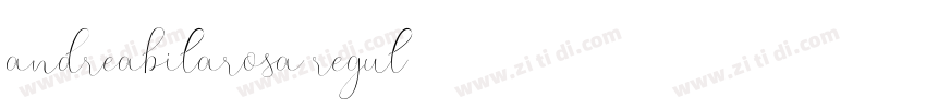 andreabilarosa regul字体转换